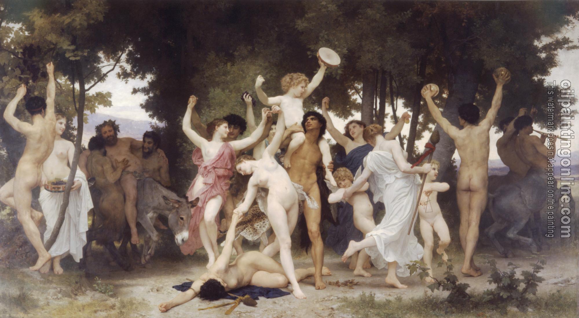 Bouguereau, William-Adolphe - The Youth of Bacchus